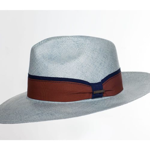 Panama Hat Vintage celeste